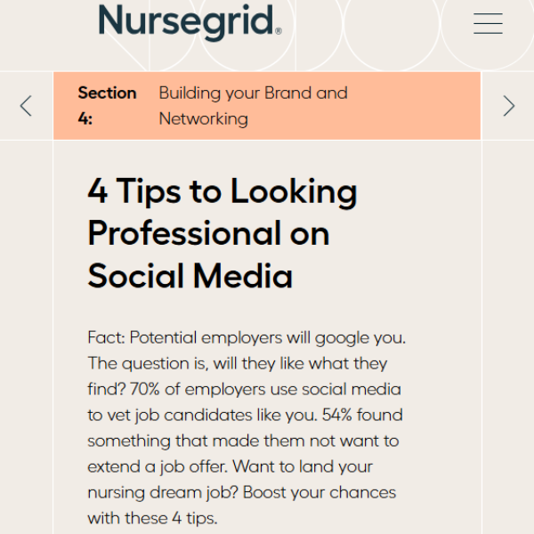 Nursegrid’s Career Kickstarter